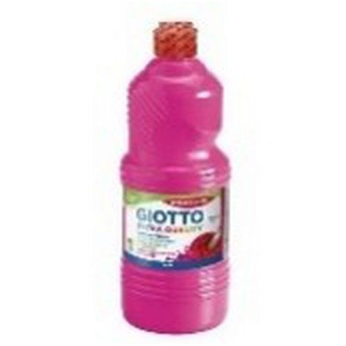 Flacon 1 litre gouache liquide giotto avec bouchon doseur - rouge primaire (magenta) - Image principale