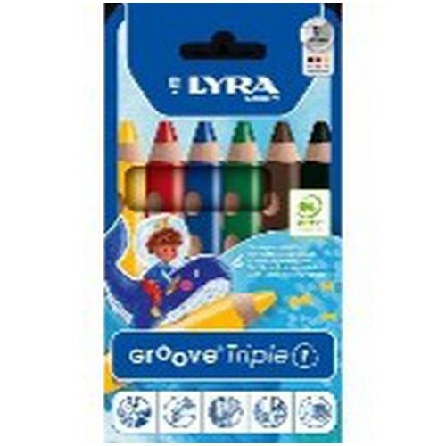Etui 6 crayons Groove TRIPLEONE - Image principale