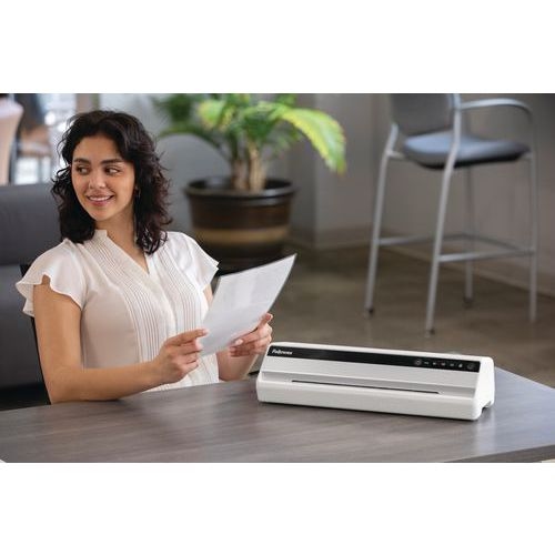 Plastifieuse Fellowes saturne 3I + 1 boite de 100 pochettes plastification 80 microns offerte - Image 6