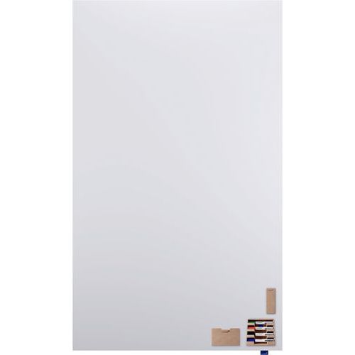 WALL-UP tableau blanc 200x119,5cm Émail blanc - Image 2
