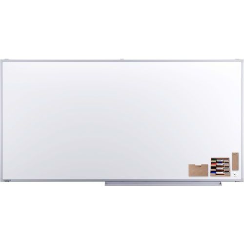 PROFESSIONAL tableau blanc 100x200cm Émail blanc - Image principale