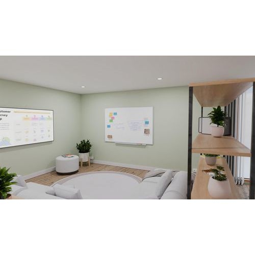 PROFESSIONAL tableau blanc 100x200cm Émail blanc - Image 3