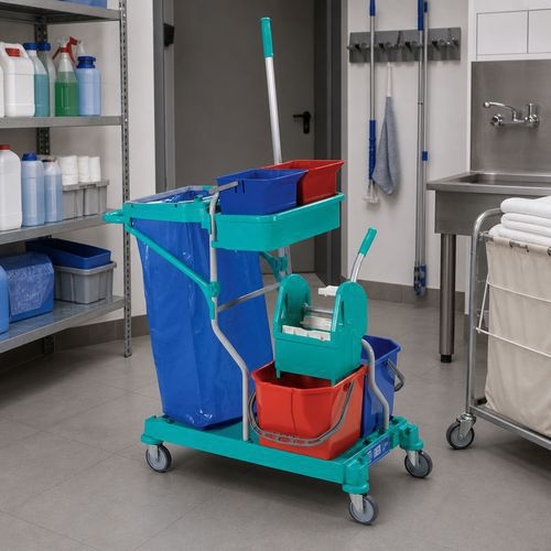 Chariot de nettoyage en plastique - Image 4