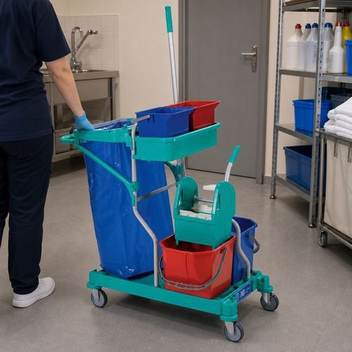 Chariot de nettoyage en plastique - Image 2