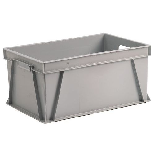 Bac à papier 50 Litres 28 x 40 x 60 cm Gris - Image principale