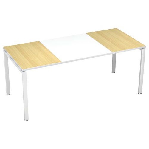 Bureau droit 180x80cm plateau Couleur Easy Office Paperflow - Image 7