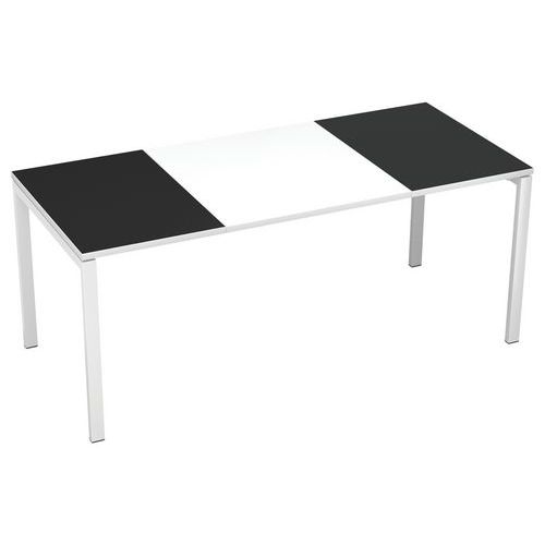 Bureau droit 180x80cm plateau Couleur Easy Office Paperflow - Image 4