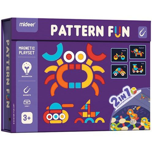 Coffret 92 formes magnétiques - Image principale
