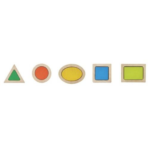 Formes géométriques à imbriquer méthode Montessori - Image 2