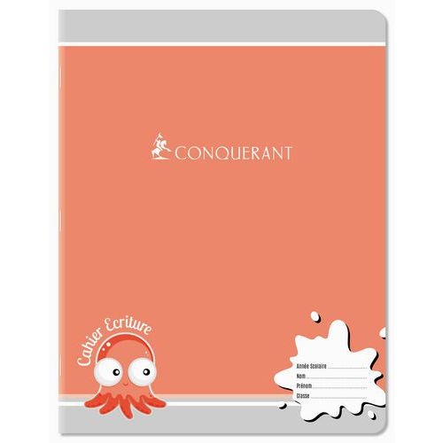 Cahier 17x22 cm 70g 32 pages seyes 12x12 interligne 3 mm - Image 2