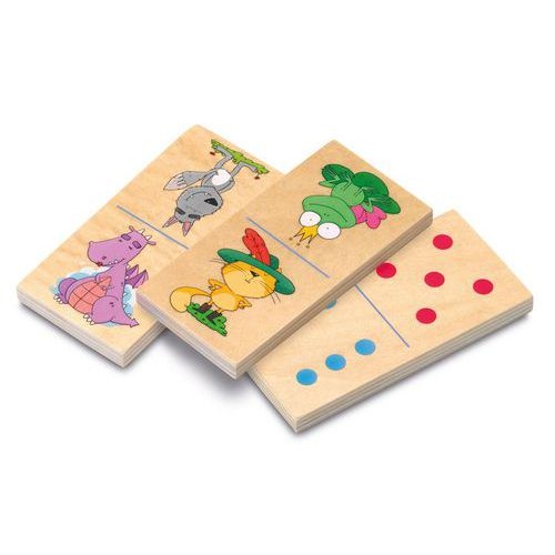 Domino nature en bois - Image 2