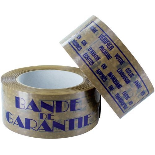 Adhésif PVC - Imprimé « Bande de garantie » - Image principale