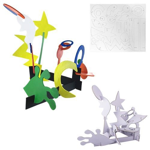 Lot de 5 sculptures carton - swing - Image principale