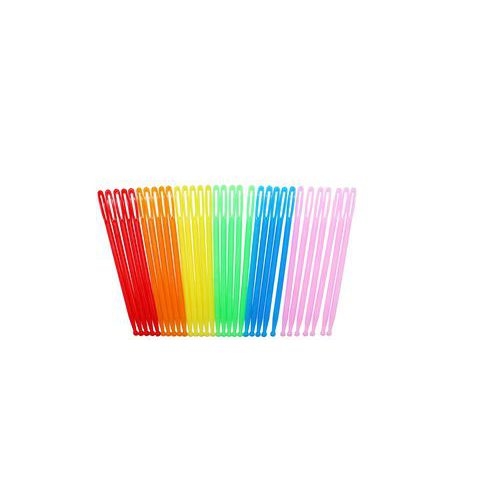 Pack de 32 aiguilles en plastique - 7 x 0,2 cm - Image 2