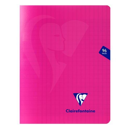 Mimesys cahier piqué polypro 17x22cm 96p séyès - Clairefontaine - Image principale