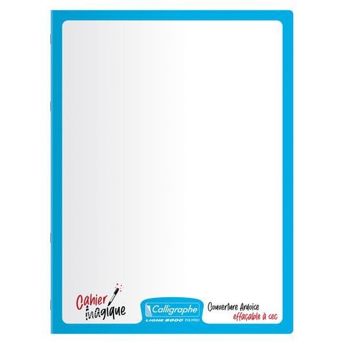 Calligraphe Cahier Magique couverture ardoise 24x32cm 48p séyès 90g - Lot de 10 - Image principale