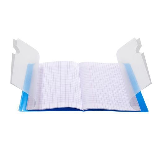 Koverbook piqué polypro opaque Rouge 17x22cm 96p séyès - Lot de 10 - Image 3
