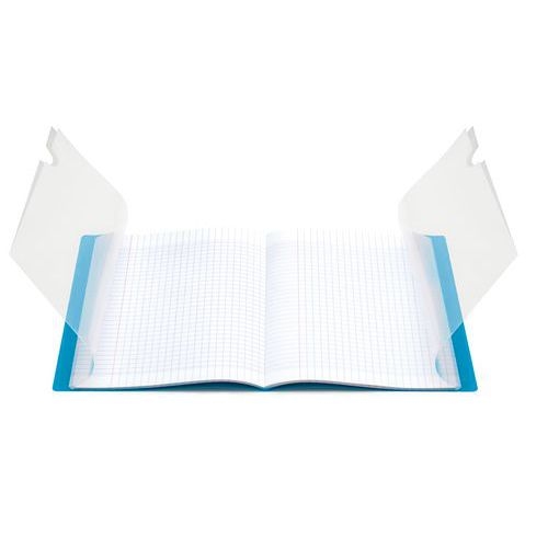 Koverbook piqué polypro opaque Jaune 24x32cm 96p séyès - Lot de 10 - Image 2