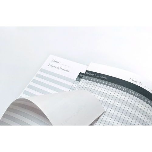 Registre d'appel journalier 21x29,7 pour enseignants 32p marges micro-perforées - Lot de 10 - Image 4