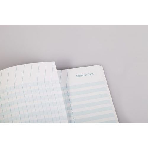 Cahier de bord piqué 21x29,7cm 48p 7 classes - Lot de 10 - Image 2