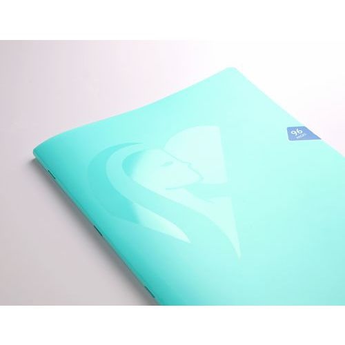 Mimesys PASTEL cahier piqué polypro 24x32cm 96p séyès coloris assortis - Lot de 10 - Image 3