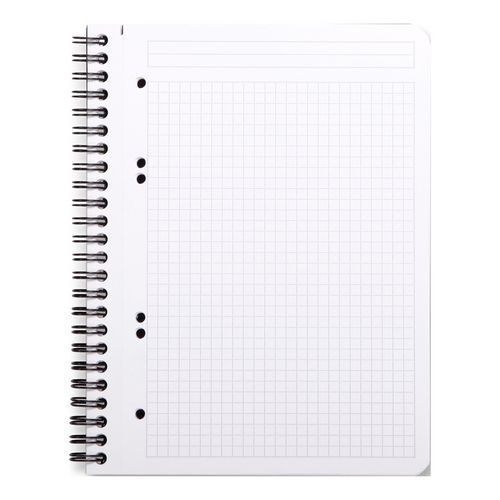 Notebook Rhodiactive 90g RI A5+ 160p Q.5X5+C mcrprf. 6tr règle pp +6 m-p reposit - Lot de 5 - Image 2