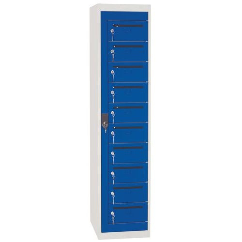 Armoire courrier 10 cases sur socle -  largeur 400 mm - Manutan Expert - Image 3