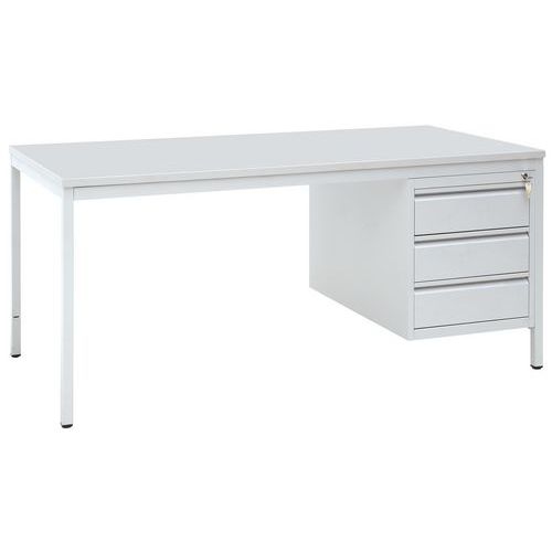 Bureau droit avec caisson Base-Line - Image 5