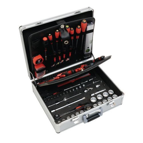 Valise aluminium 128 pièces - Nb d'outils : 128 - Image principale