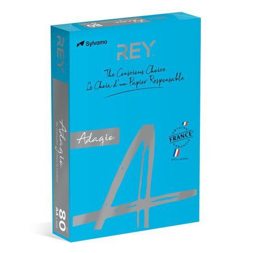 Ramette couleur vive 500 feuilles 80g A4 à la teinte - bleu mer (intense) - Image principale
