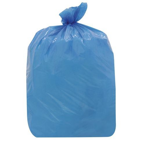 200 Sacs poubelle PEHD 168 L Bleu - Image principale