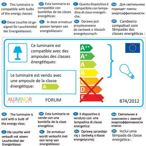 Lampadaire Forum - Fluo - Gris - Image 4