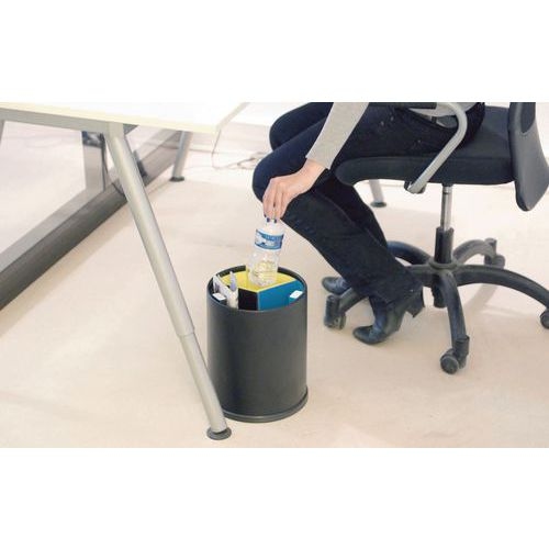 Poubelle de bureau 3 flux - Bacs colorés - 13 L - Image 2