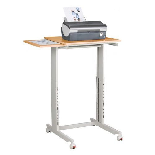 Table d'ordinateur polyvalente Twin plateau Hêtre / Gris clair - Image 3