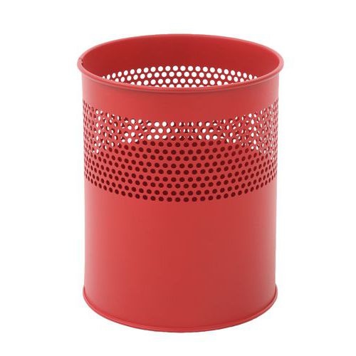 Corbeille en métal perforé à mi-hauteur 10L et 15L - Vepabins - Image 3