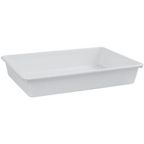 Lot de 6 Plat HIPS 49 cm HIPS Blanc cassé - Image principale
