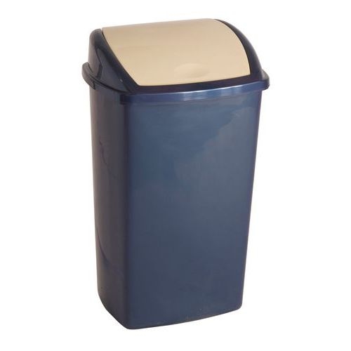 Poubelle en plastique avec couvercle basculant - 15 à 50 L - Vepabins - Image 5