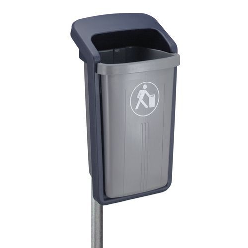 Poubelle d'extérieur plastique 50L - Vepabins - Image principale
