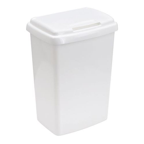 Poubelle Top Fix 50L Blanc - Image principale