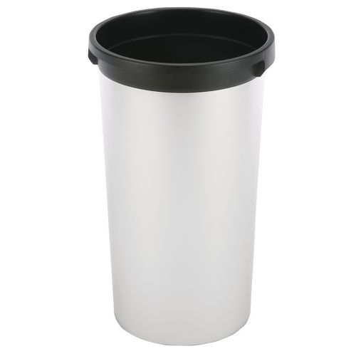 Poubelle Iris ronde - 50L Gris - Image principale