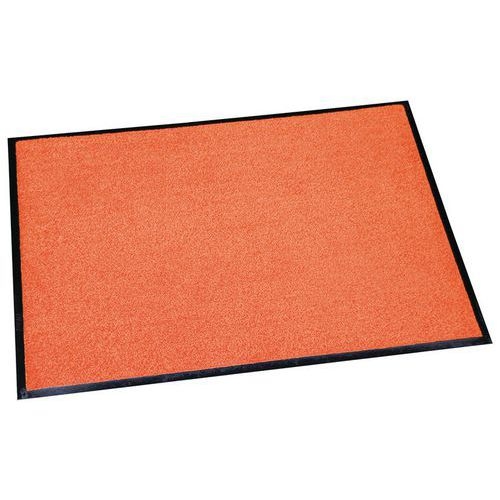 Tapis d'entrée absorbant zone trafic léger 120x90 cm Orange - Image principale