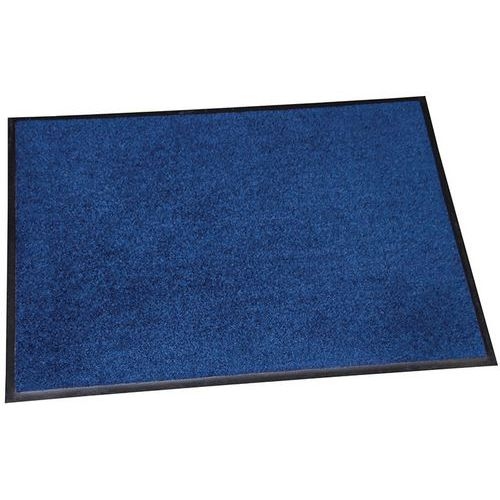 Tapis d'entrée absorbant zone trafic léger 120x90 cm Bleu foncé - Image principale