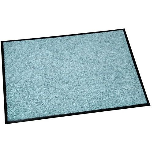 Tapis d'entrée absorbant zone trafic léger 150x90 cm Bleu clair - Image principale