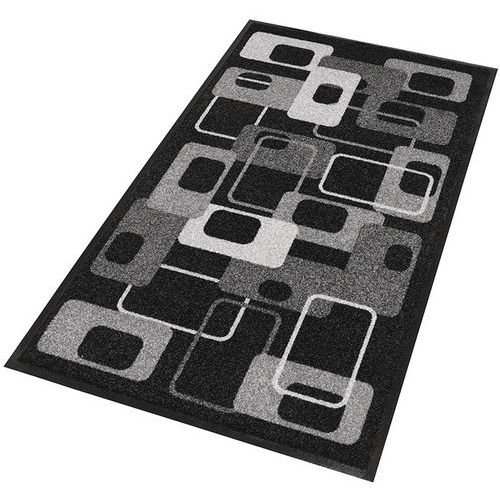 Tapis d'entrée décoratif Modern70'S Gris 600x900x6mm - Image principale