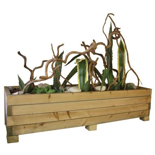 Jardinière bois naturel - Image 4