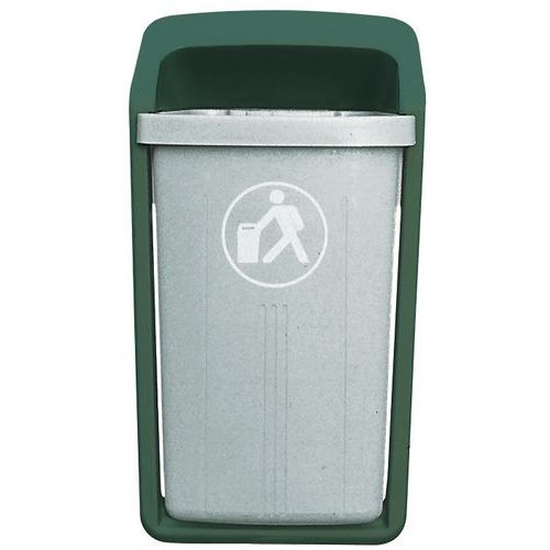 Poubelle urbaine Elégance 50 L vert anglais SULO - Image principale