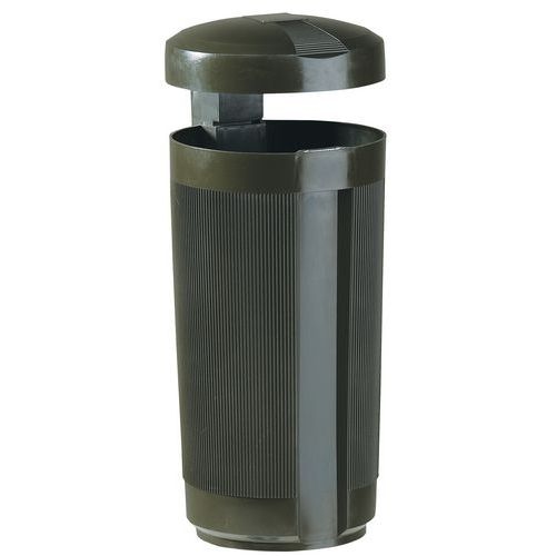 Poubelle extérieure Prima Linea 50 L Brun sienne - Image principale