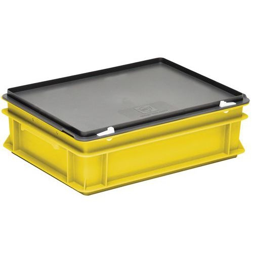 Bacs à couvercle RAKO jaune - 400x300mm - 10 à 40 L - Image principale