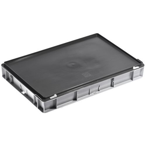 Bacs à couvercle RAKO gris - 600x400mm - 14 à 53 L - Image 4