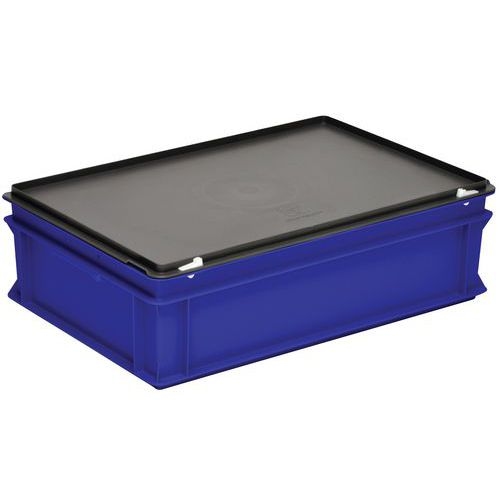 Bacs à couvercle RAKO bleu - 300x200mm - 5 à 60 L - Image 2